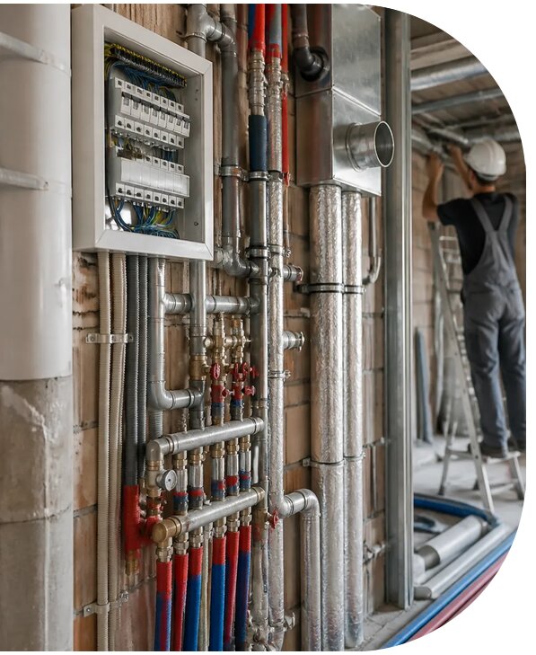Монтаж внутренних инженерных систем домов и объектов в Салавате